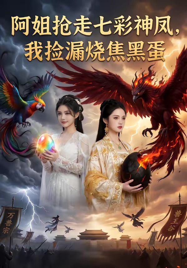 阿姐抢走七彩神凤我捡漏烧焦黑蛋(1080)