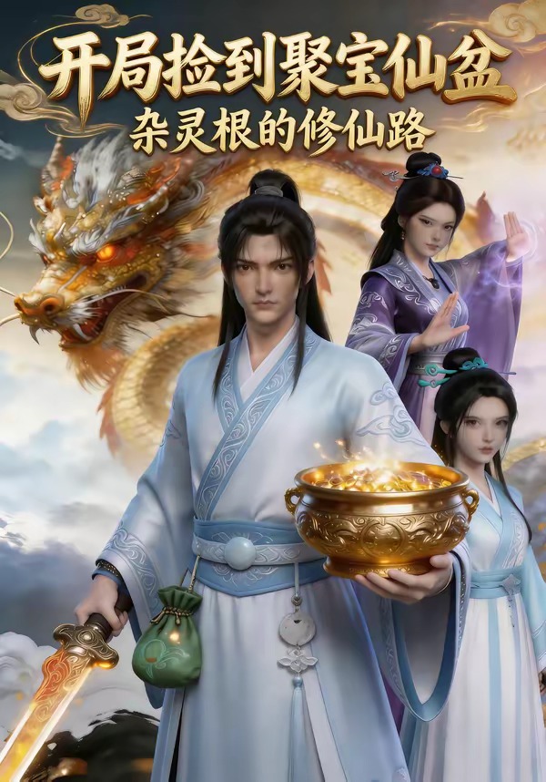 开局捡到聚宝仙盆杂灵根的修仙路(蓝光)