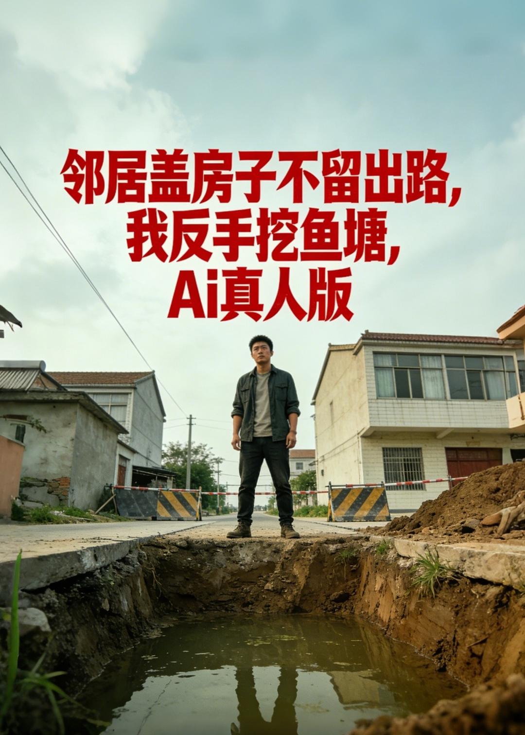 邻居盖房子不留出路我反手挖鱼塘ai(蓝光)