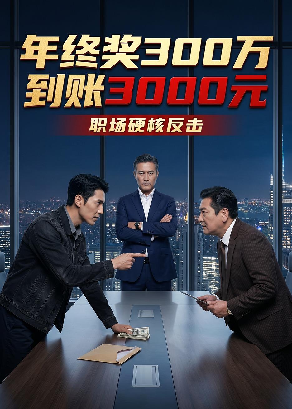 年终奖300万到账3000元(4K)