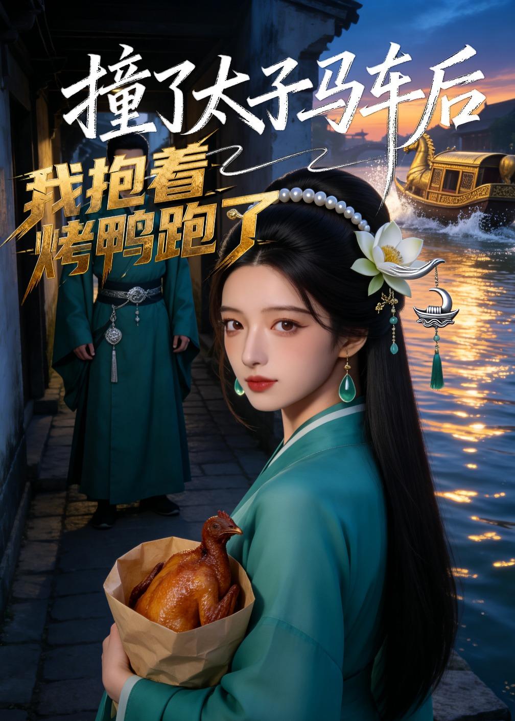 撞了太子马车后我抱着烤鸭跑了(蓝光)