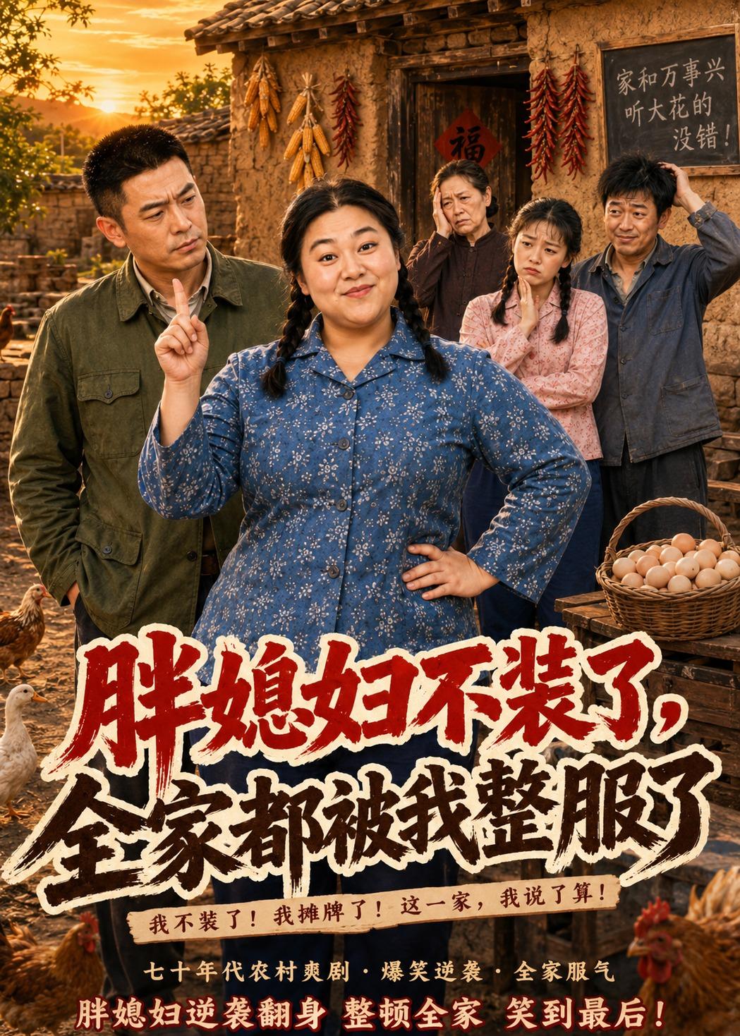 胖媳妇不装了全家都被我整服了(1080)
