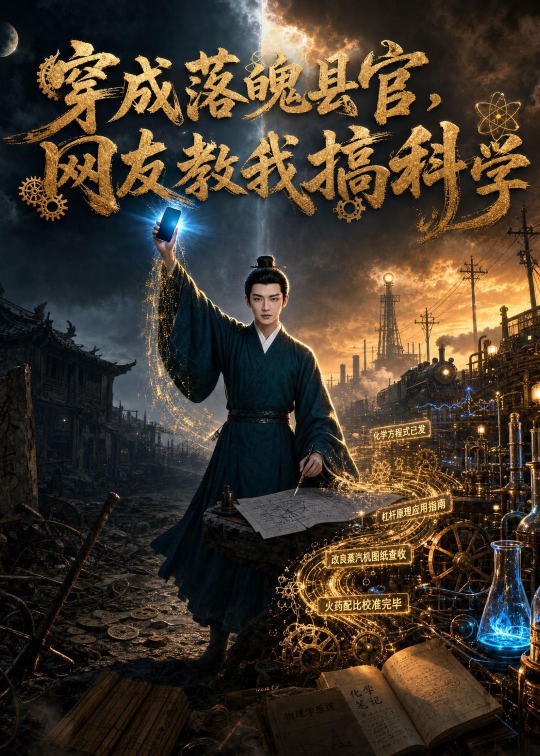 穿成落魄县官网友教我搞科学(蓝光)
