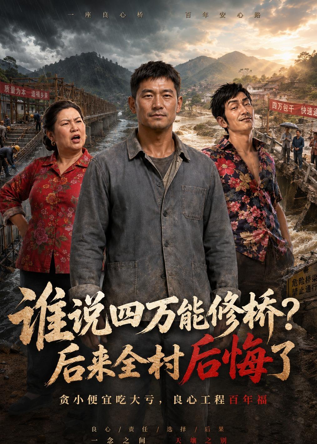 谁说四万能修桥后来全村后悔了（4K）