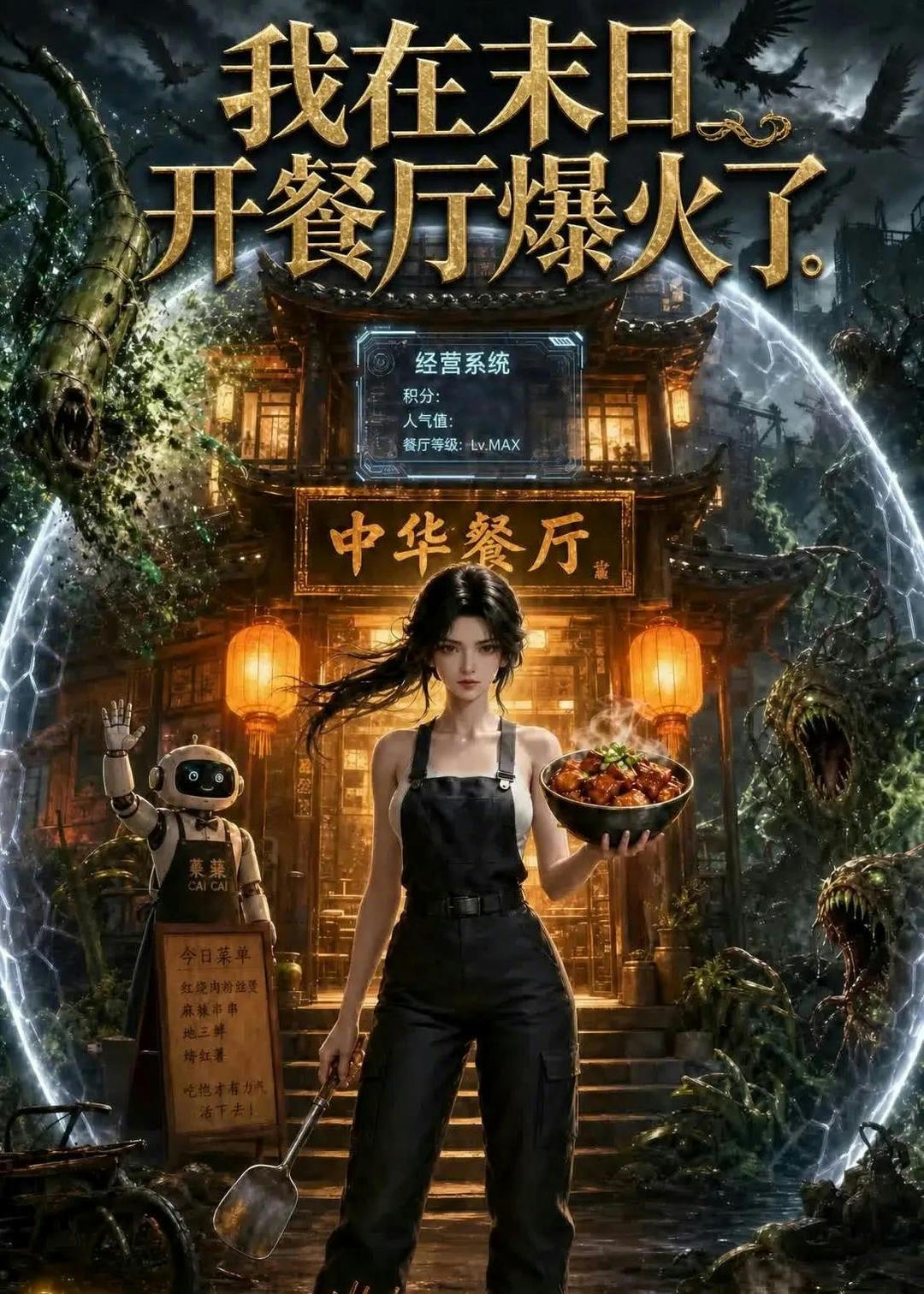 我在末日开餐厅爆火了（4K）