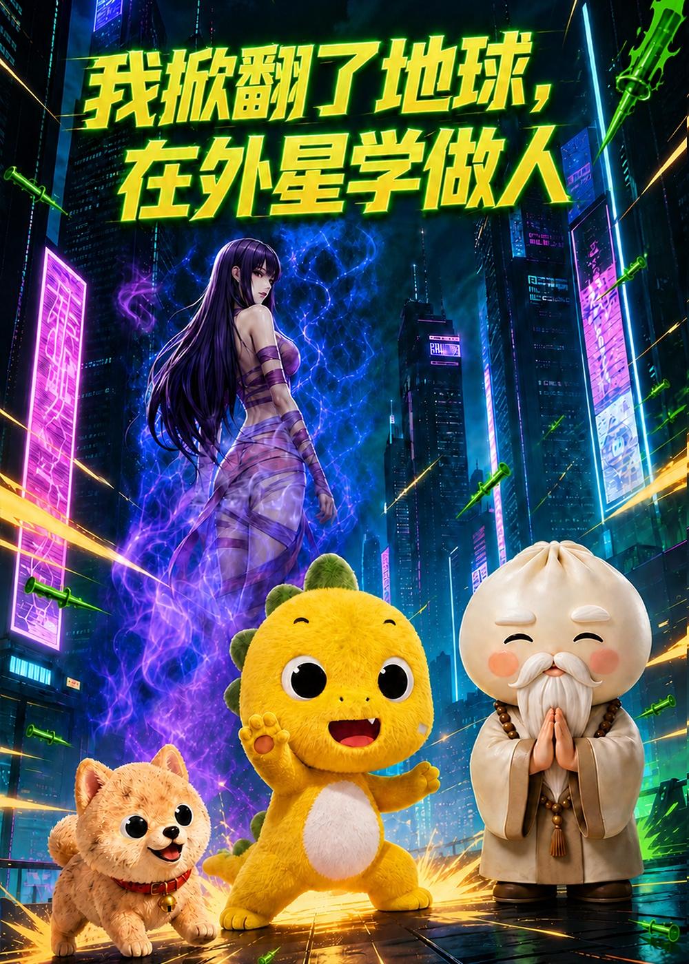我掀翻了地球在外星学做人（4K）