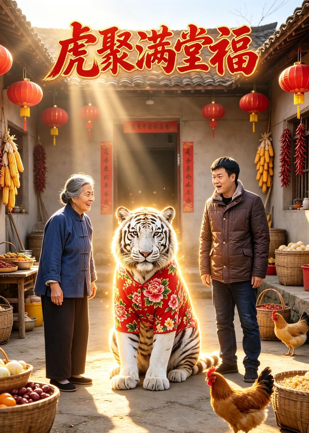 虎聚满堂福(1080)