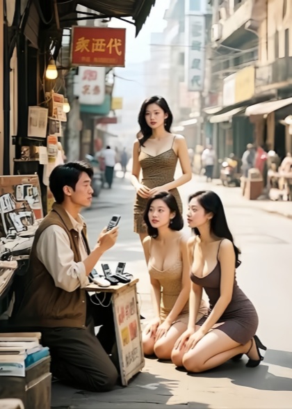 美艷姐姐們下跪求他回家（1080）